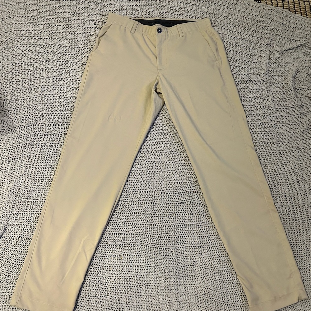 Tan Under Armour Golf Pants (34x34)